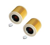 Filtre For Aspirateur Kärcher, Compatible Avec Les Modèles A2004, A2054, A2204, A2656, WD2.250 Et WD3.200. Cartouche Filtrante Et Support Inclus.(2pcs)
