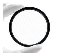 Filtre FX à Effet de stries Blanches, Filtre évasé for caméra, Bleu Arc-en-Ciel coloré Or 77/82mm, lumière d'étoile, Prise de Vue Nocturne rayonnante(49mm)