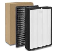 Filtre FY2420/30 compatible avec purificateur d'air Philips AC2882, AC2887, AC2889 & AC3829, série 2000 et 3000, filtre de rechange remplace FY2422 & FY2420, avec 1 filtre HEPA, 1 filtre à charbon