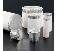 Filtre Gouttière À Mailles, 50-200mm Grille Gouttière Anti Feuilles En Ronde Acier Inoxydable 304, Pour Abri Jardin, Fossé, Égout, Balcon, Éviter Les Dépôts Obstrués(75mm/2.8in)