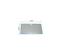 Filtre graisse rectangulaire 558 x 304 mm pour Hotte