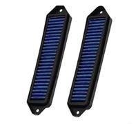 filtre habitacle Deux couvercles de filtre à Air adaptés pour E81 E82 E84 E87 E88 E90 E91 E92 E93, dotés d'un acier solide, offrent un meilleur moteur volet filtre habitacle(Blue)