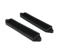 filtre habitacle Deux couvercles de filtre à Air adaptés pour E81 E82 E84 E87 E88 E90 E91 E92 E93, dotés d'un acier solide, offrent un meilleur moteur volet filtre habitacle(Black)