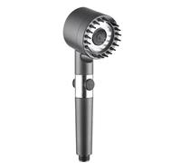 Filtre Haute Pression pour pommeau de Douche, pour Une Peau Douce et des Cheveux Lisses, Effet Pluie, Nettoyage en Profondeur et Relaxation (Noir)