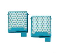 Filtre HEPA AirClean SF-HY 60 pour Miele Boost CX1 avec neutraliseur d'odeurs au charbon actif, piège les squames et la poussière fine, pièce de rechange hygiénique pour (lot de 2)