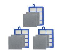 Filtre HEPA Anti-poussière Lavable H12 H13 + Filtre En Coton Moteur, Compatible for Philips for Electrolux, Pièces D'aspirateur De Remplacement FC8764 FC8766 FC8767(Set 2)