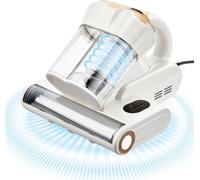 Filtre HEPA Aspirateur à matelas 550W - Nettoyeur de matelas blanc - Aspirateur anti-acariens