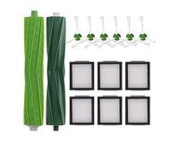 Filtre HEPA, brosse latérale compatible avec les aspirateurs iRobot Roomba I7, +, I6, I8, I3, J7 Plus, E5, E7 et séries E I - Sac à poussière de rechange(Blue)