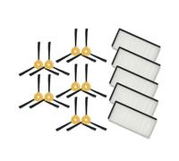 Filtre HEPA, Brosse Latérale, Compatible For Ecovacs Deebot 600 601 605 710 711 715, Aspirateur Robot les pièces