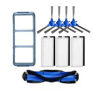 Filtre Hepa Brosse latérale Principale Filtre Primaire Compatible avec Anker Eufy RoboVac 11S 12 15T 15C 25C 30C 35C Pièces de Rechange for aspirateur Robot(Set A)