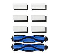 Filtre Hepa Brosse latérale Principale Filtre Primaire Compatible avec Anker Eufy RoboVac 11S 12 15T 15C 25C 30C 35C Pièces de Rechange for aspirateur Robot(Set S)
