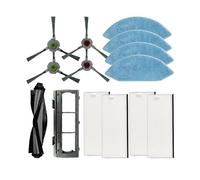Filtre Hepa, Chiffon De Nettoyage, Brosse Latérale Principale, Accessoires Compatibles Avec Les Aspirateurs Robots Ecovacs Et Deebot U2, U2 Pro Et DGN22(14 pcs B)