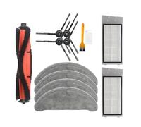 Filtre HEPA, Chiffons, serpillière, Compatible avec l'aspirateur Xiaomi Roidmi Eve Plus, Rouleau/Brosse latérale, Sac à poussière, réservoir d'eau, pièces et Accessoires(Set5)