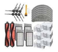 Filtre HEPA, Chiffons, serpillière, Compatible avec l'aspirateur Xiaomi Roidmi Eve Plus, Rouleau/Brosse latérale, Sac à poussière, réservoir d'eau, pièces et Accessoires(Set1)