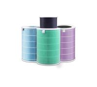 Filtre HEPA compatible avec les purificateurs d'air Xiaomi 2/1/2S/3/3H/Pro, filtre HEPA au charbon H13, antibactérien et formaldéhyde(Purple With RFID)