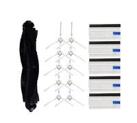 Filtre HEPA de Brosse latérale de Brosse de Rouleau Compatible avec Le kit d'accessoires d'aspirateur Robot Tefal Rowenta X-Plorer Serie 75 RG7687 RR7687WH