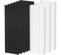 Filtre HEPA de rechange compatible avec purificateur d'air Fellowes AeraMax 100 90 DX5 DB5, par rapport à la pièce 40101701 9287001 9324001, 3 filtres HEPA véritables + 6 pré-filtres à charbon