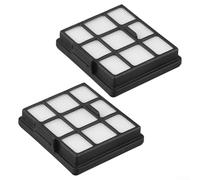 Filtre HEPA de rechange lavable compatible avec les aspirateurs sans sac Basics 16H-71EU4 et VCM43B16H offrant filtration et capture de la poussière (lot de 2)