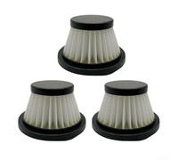 Filtre HEPA de rechange lavable pour aspirateur Horsepower Duck D015, partie 17964, capture les poils d'animaux et la poussière, réutilisable, noir, 3 ou 6 paquets (lot de 3)