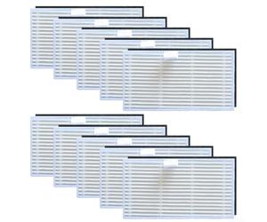 Filtre HEPA de rechange pour aspirateurs robots BPMIO B15 et B15 Plus, boîtier extérieur en ABS avec tissu de filtration HEPA certifié, emballé en 4 ou 10 unités (lot de 10)