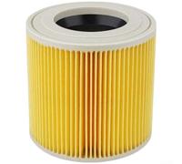 Filtre HEPA en plastique jaune pour aspirateur Karcher Wd3 NT18 Mv2 Wd2 12 cm