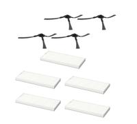 Filtre HEPA et brosse latérale for aspirateur robot Vileda VR 201 VR201 PetPro. Pièces de rechange Louable(Light Grey)