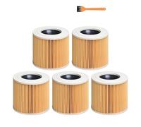 Filtre HEPA et sac à poussière de rechange pour aspirateurs Karcher WD2250 A2054 A2204 MV3 WV3 WV4 WD3200 (jaune clair)