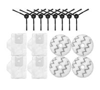 Filtre Hepa Sac à poussière Brosse Latérale Vadrouille Chiffon / Convient pour Roidmi Eva Smart Robot Aspirateur Roidmi Eva Pièces de rechange Accessoires (couleur : gris clair)