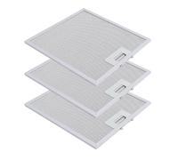 Filtre Hotte Extractrice 305mm x 267mm Filtre à Graisse Métallique Compatible avec Elica Hotte Extracteur de Cuisine par Poweka (3 Pièces)