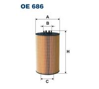 Filtre Huile pour Bredamenarinibus Dennis Laz Otokar Plaxton Renault Camion