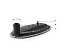 Filtre hydraulique de boîte de vitesses Cartouche filtrante H 182 KIT pour PUCH