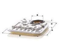 Filtre hydraulique de boîte de vitesses Cartouche filtrante H 20 002 KIT pour VW