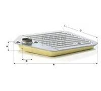 Filtre hydraulique de boîte de vitesses Cartouche filtrante H 2425 x KIT