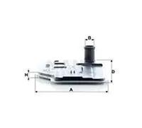 Filtre hydraulique de boîte de vitesses Cartouche filtrante H 27 001 MANN-FILTER
