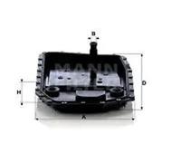 Filtre hydraulique, boîte de vitesses automatique MANN-FILTER H 50 001