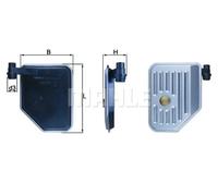 Filtre hydraulique de boîte de vitesses Cartouche filtrante HX 156 KNECHT