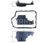 Mahle Original Filtre hydraulique pour boîte de vitesses automatique KNECHT HX193D