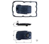 Filtre hydraulique de boîte de vitesses Cartouche filtrante HX 271D MAHLE