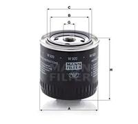 Filtre, système hydraulique de travail MANN-FILTER W 920