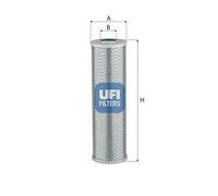 UFI 25.711.00 Filtre, système hydraulique de travail