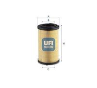 UFI 76.221.00 Filtre, système hydraulique de travail