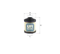 UFI 83.065.00 Filtre, système hydraulique de travail