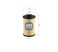 Filtre hydraulique de direction assistée 83.077.00 UFI