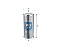 UFI 83.086.00 Filtre, système hydraulique de travail