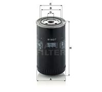 Filtre hydraulique de direction assistée W 950/7 MANN-FILTER pour VOLVO EBRO VW