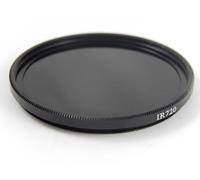 Filtre infrarouge universel 720 nm appareils photo compatible avec Canon PowerShot G7x Mark II - Filtre IR circulaire, 49 mm, noir