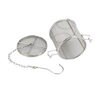 Filtre Infuser Balle En Acier Inoxydable Épice Assaisonnement Passoire Thé Boule Saison Assaisonnements Seperation Panier Cuisine Outils(10 * 10cm)