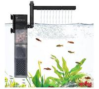 Filtre intérieur aquarium - FEBEST - 5 en 1 - 8W - Filtration en 3 étapes - Réglable - Pour 8 à 50 litres