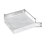 Filtre Intérieur Particulaire 203 Mm - 178 Mm VALEO Pour U.A. MITSUBISHI COLT