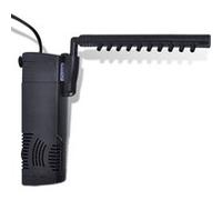 Filtre interne aquarium avec pompe 300 l/h - VIDAXL - Pompe filtrante - Plastique - Noir - Rectangulaire Noir G